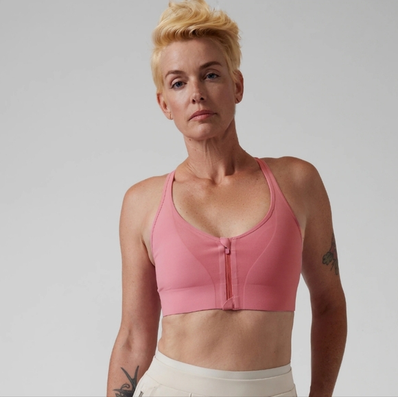 Haut De Sport Athleta Avec Soutien-gorge Intégré, Top à Bretelles Course, Taille M, Bleu, Anti-humidité
